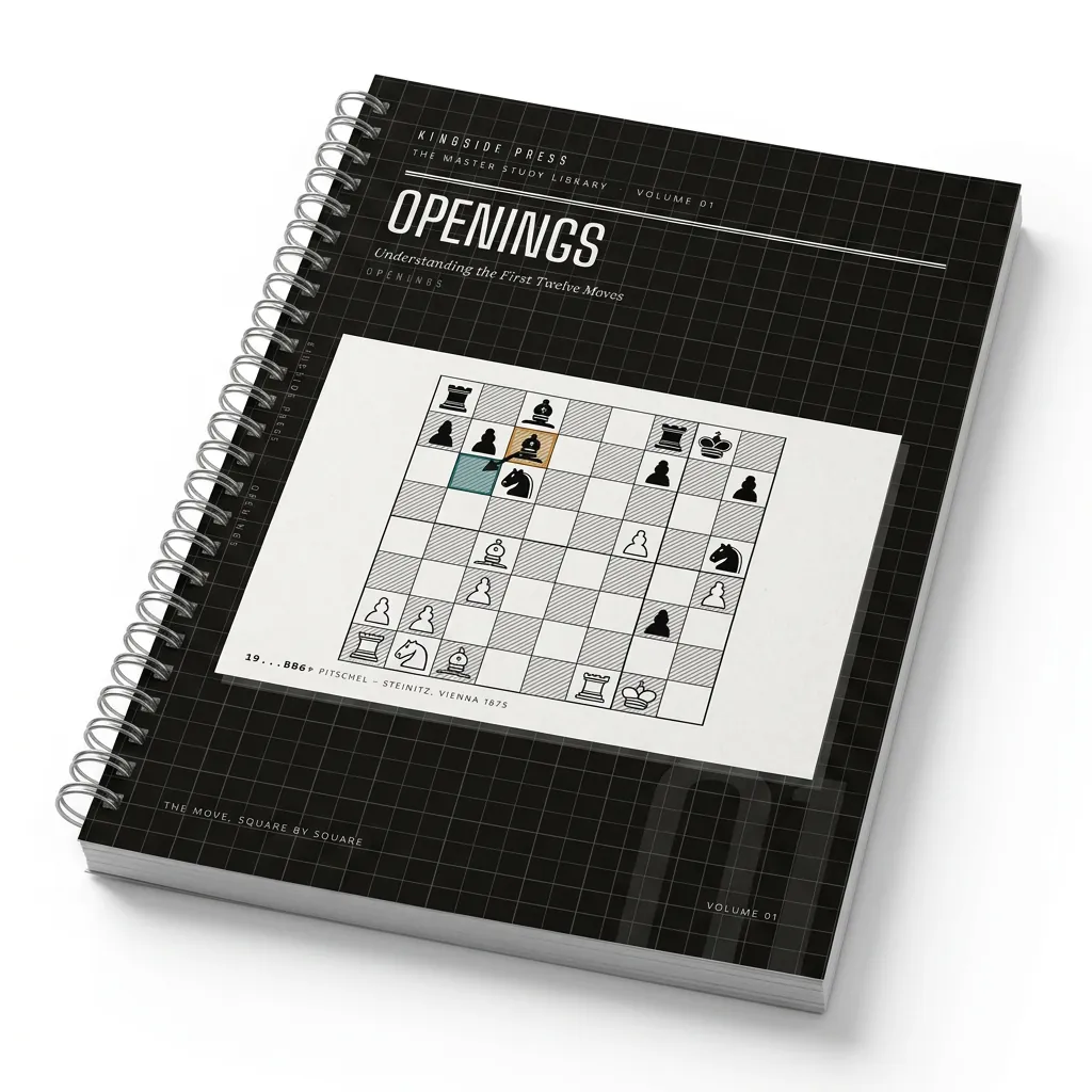 Volume 1: Openings — spiral-bound chess workbook