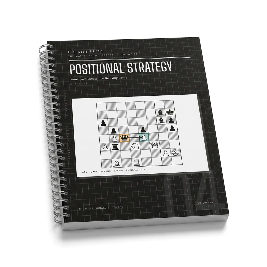 Volume 4: Positional Strategy — spiral-bound chess workbook